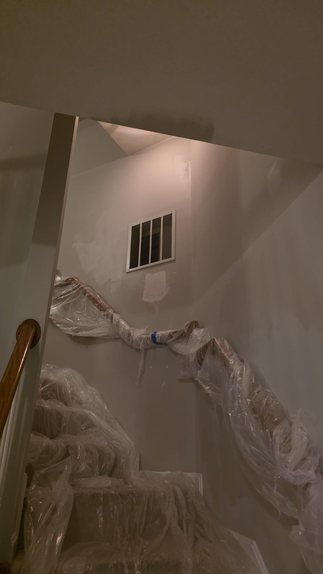 Clean wall repair result by VanGo handyman services in Virginia